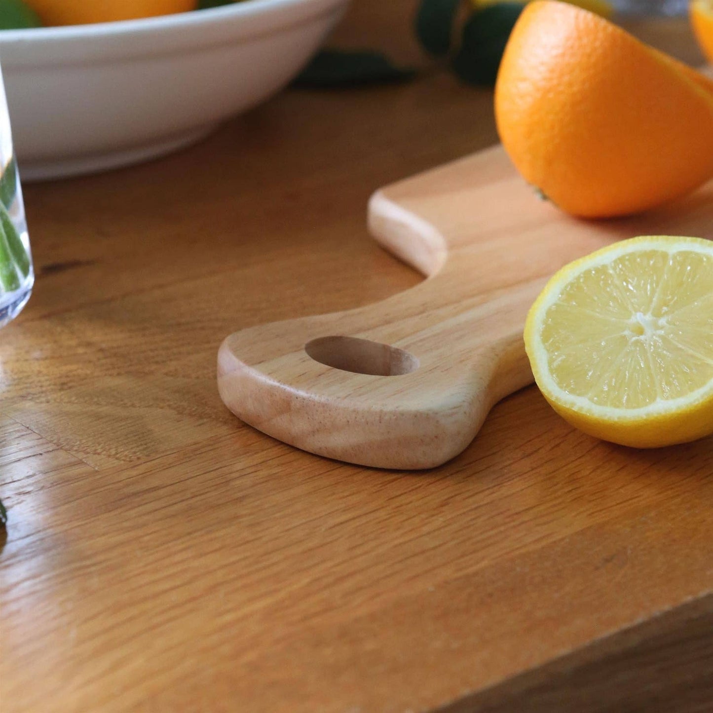 Natural Wood Chopping Board with Handle